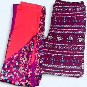 Colorful Patterned Kids Leggings